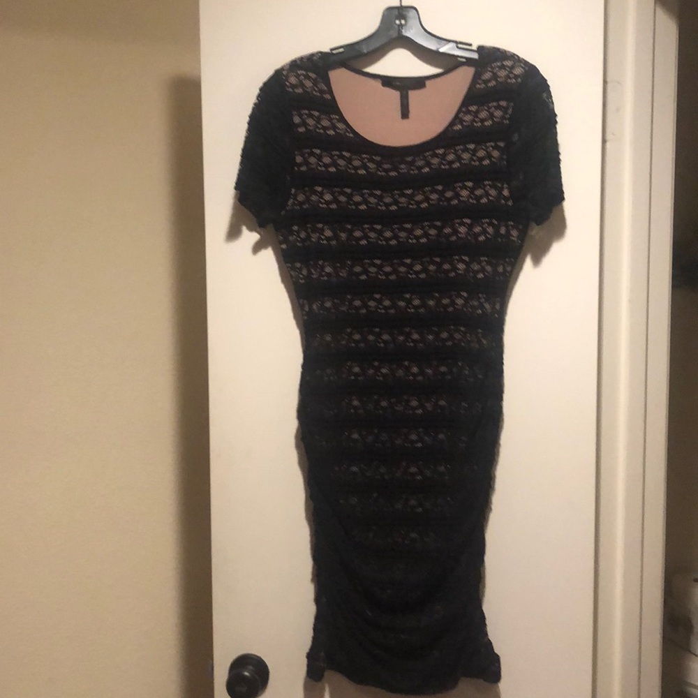 BCBG black lace cocktail dress